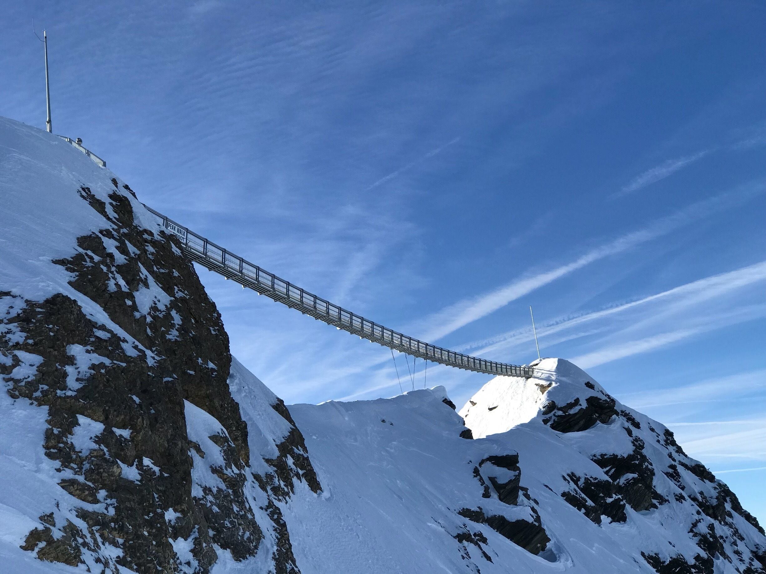 Peak walk by Tissot
It’s a beauty connecting to peaks. On a clear day with all the 360 breathtaking views 