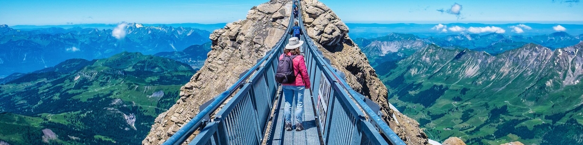 “Peak walk” is the worlds first suspension bridge that connects two mountain peaks. It’s located near the Glacier 3000 cable car station, at an altitude of nearly 3000m. Bring appropriate clothing since even during summer, it can be chilly and windy up there ! #bvsblue