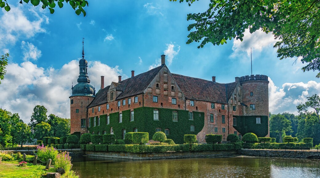 Vittskövle Castle in Kristianstad Municipality, Scania, in southern Sweden.