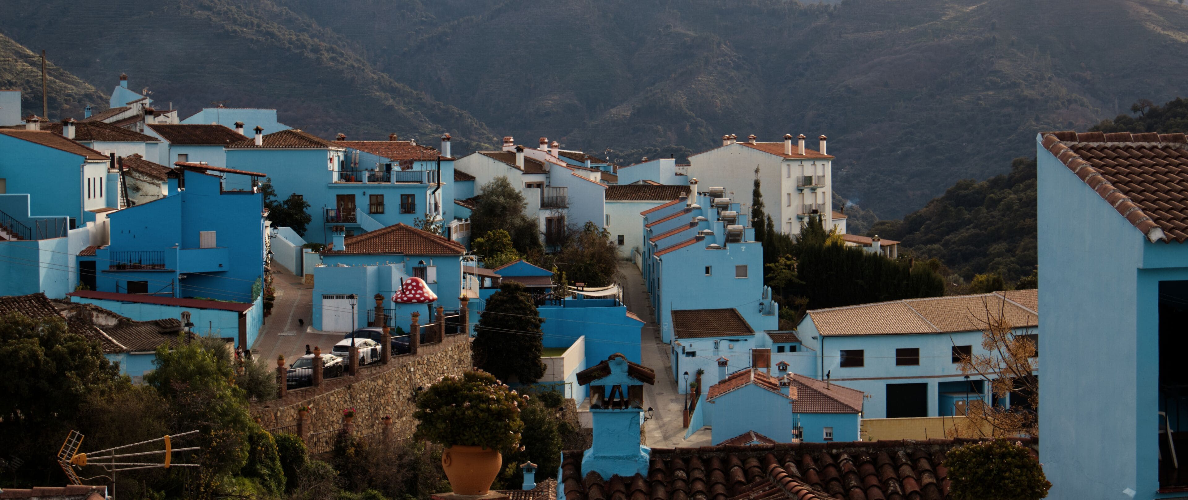 Blue Smurf Village of Juzcar.