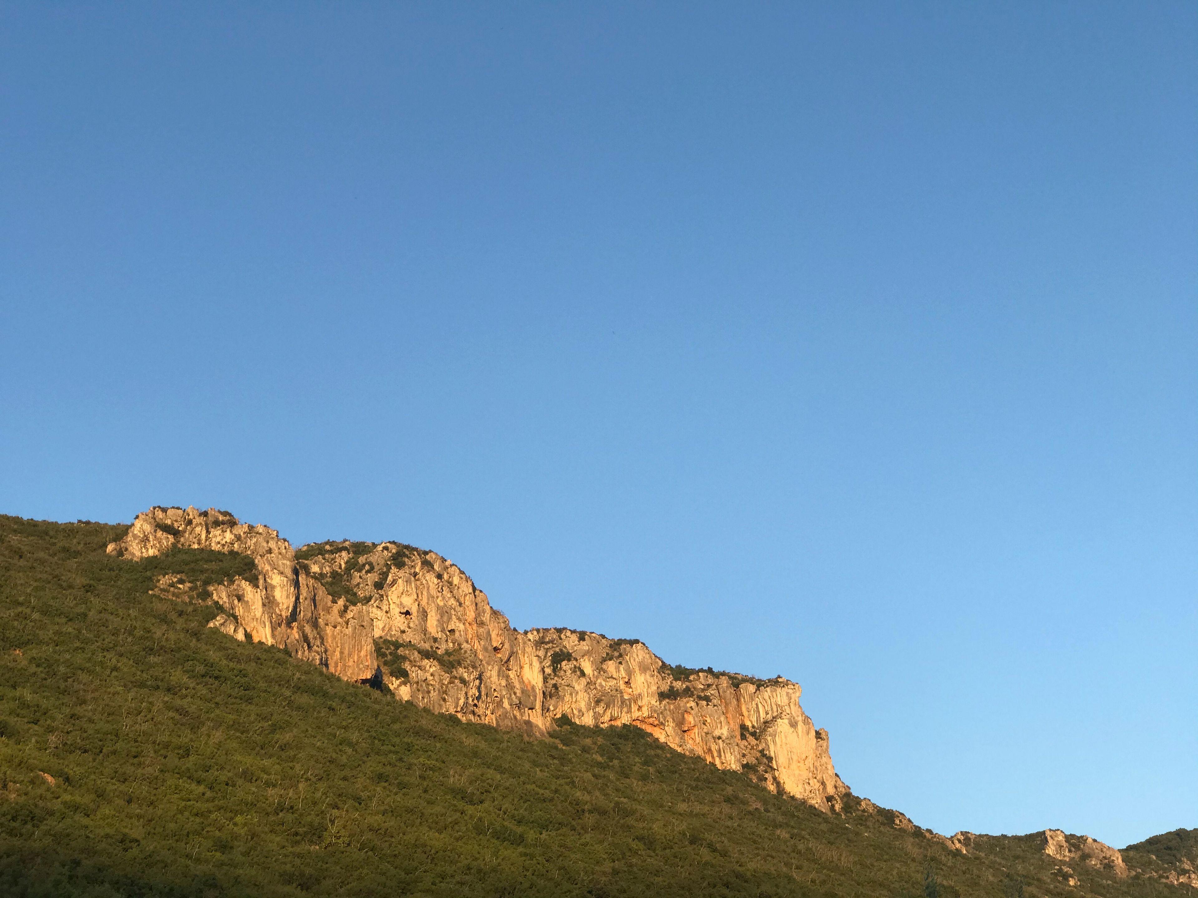 View of the mountainside, from Potamia, Greece