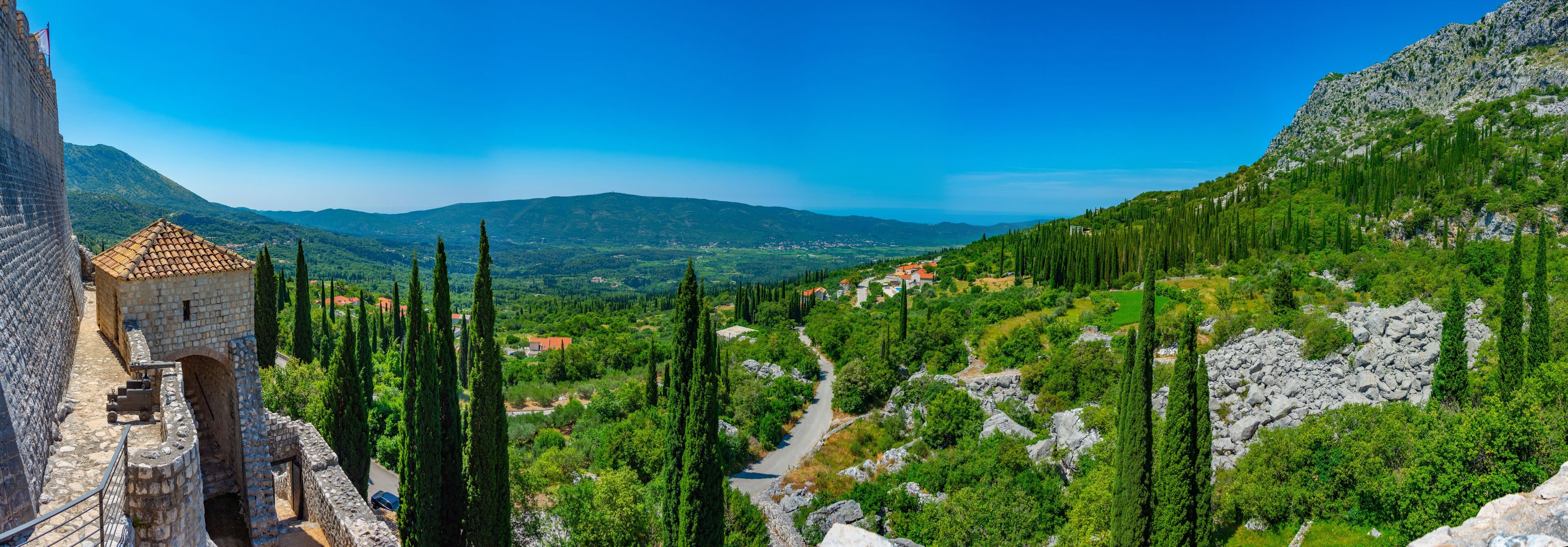 Croatian countryside near Sokol fortress