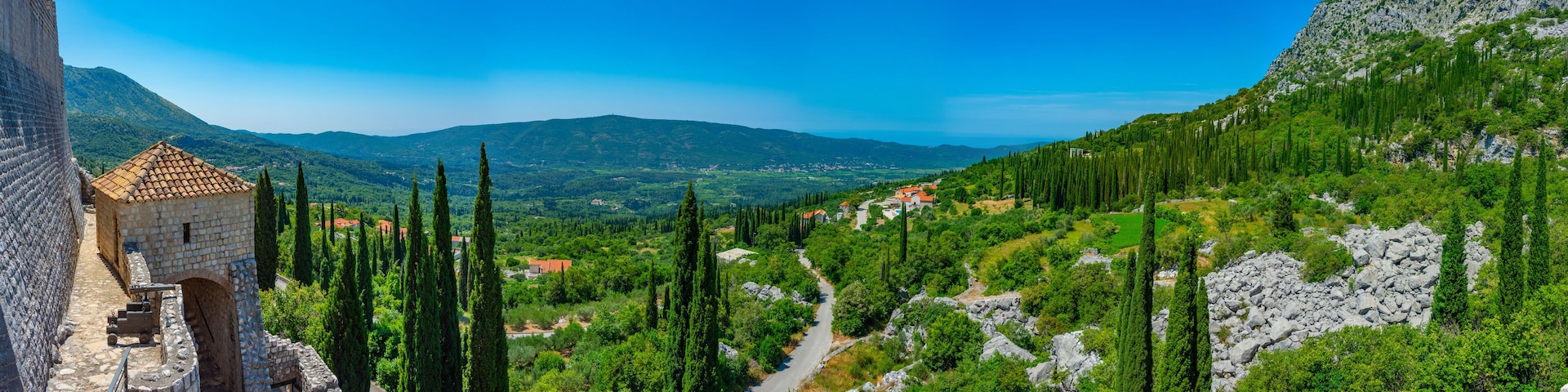Croatian countryside near Sokol fortress