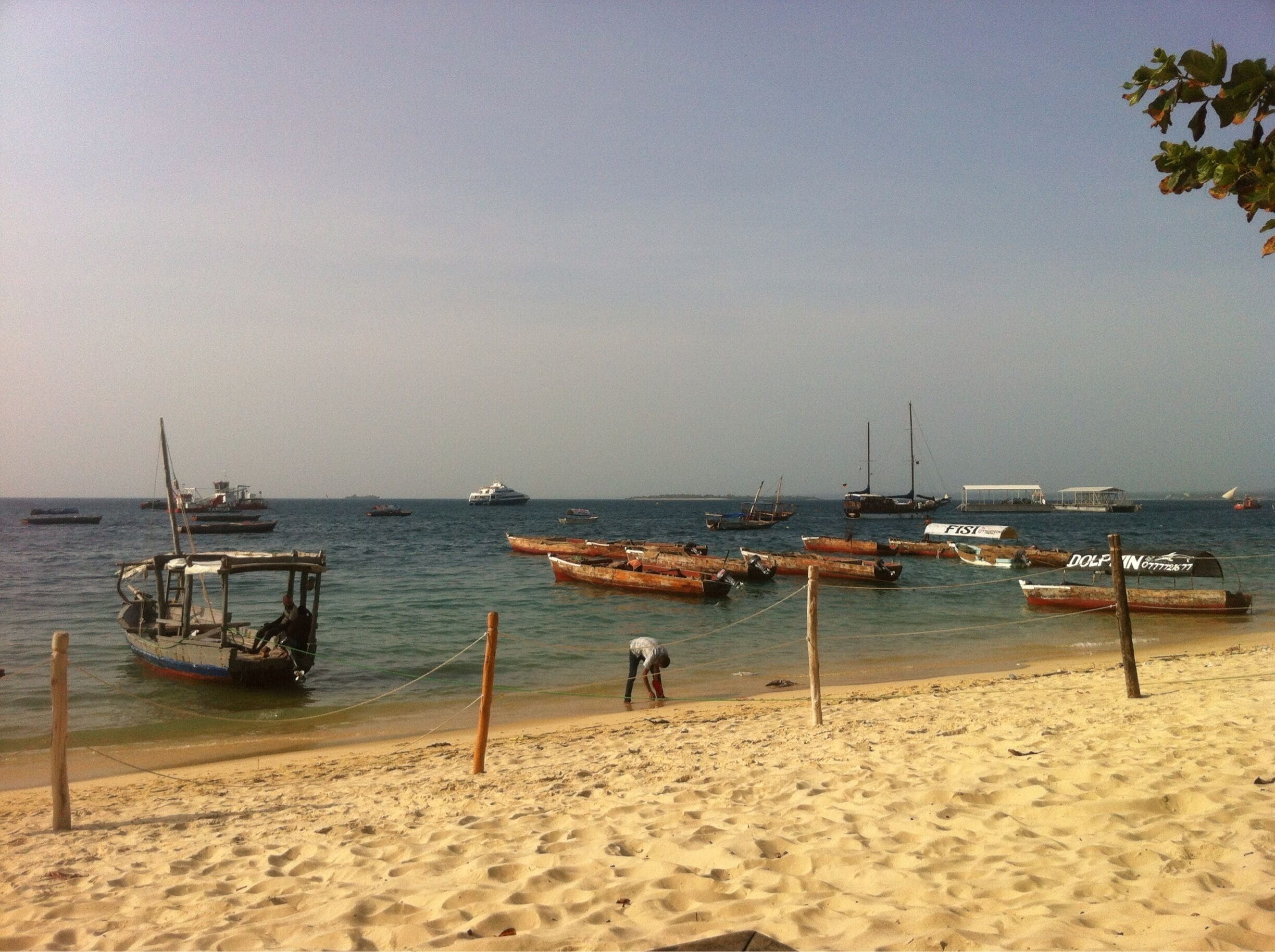 Another iphone photo - until I transfer my camera photos. :)

This time from Stone Town in Zanzibar. Having a seafood lunch at a beach restaurant, watching the boats coming and going. Not the real Tanzania, I know, but a nice place to relax for a few days and to get lost in the tiny alleys. A very historical place filled with sights and pleasant people. Just a 2h ferry ride from Dar Es Salaam.

#iphone #tanzania #stonetown #beach
