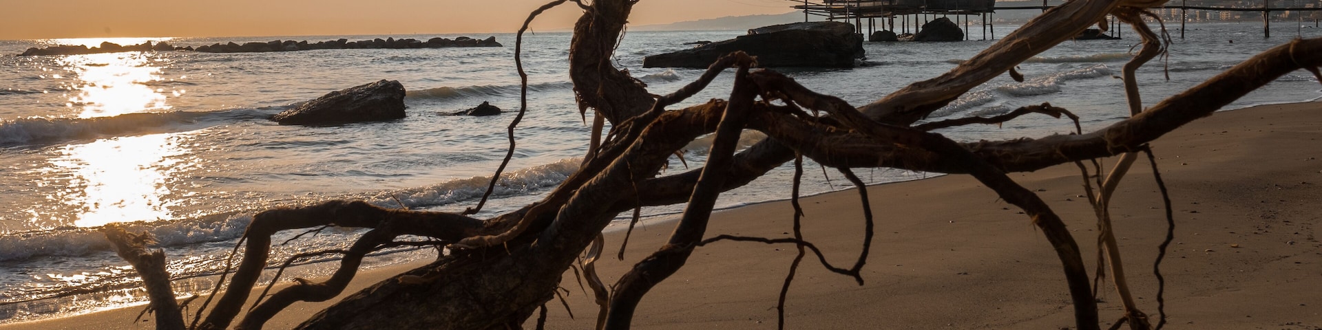 The ancient fishing on travocchi in the province of Chieti