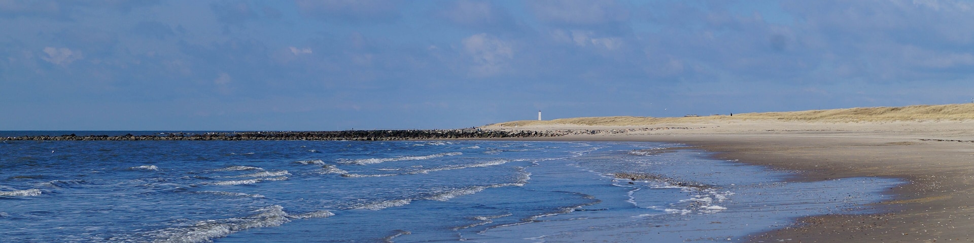 am Strand von Hvidbjerg Stranden Blåvand Dänemark
