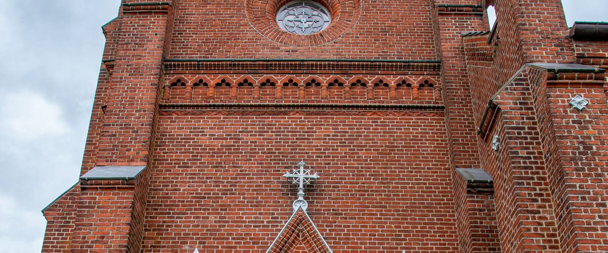24-06-2021 Denmark, Nebel Kirke. Nørre Nebel Church is a Romanesque village church in Nørre Nebel Parish in Varde Municipality. The church was built around the year 1200