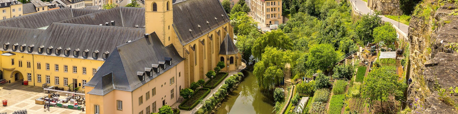Panoramic cityscape of Luxembourg