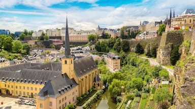 Panoramic cityscape of Luxembourg