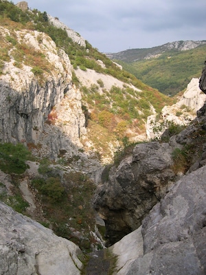 sulla cascata della val Rosandra