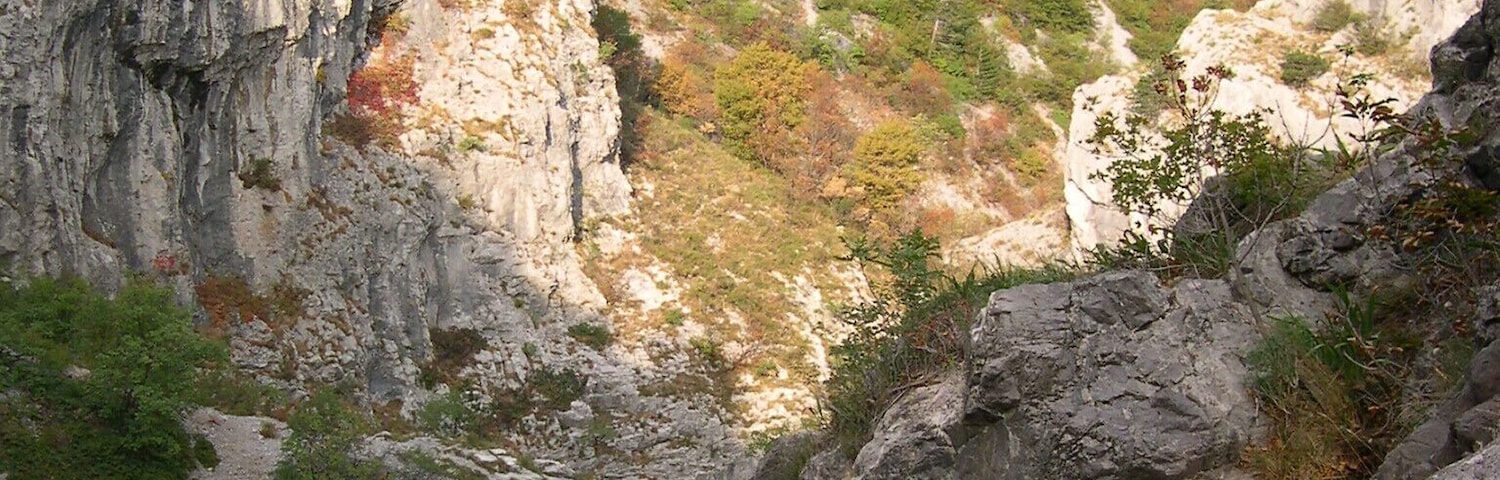 sulla cascata della val Rosandra