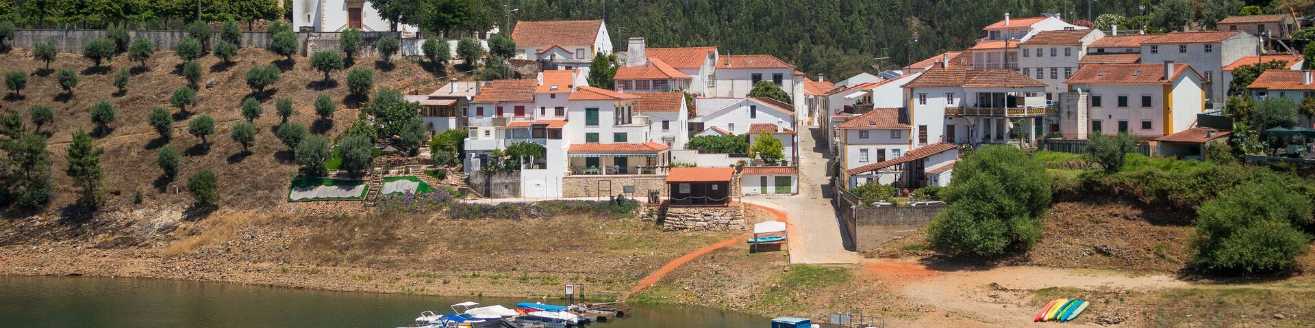 Beautiful landscape in Ferreira do Zezere, Portugal. View of Dornes.; Shutterstock ID 753467302; Purchase Order: -