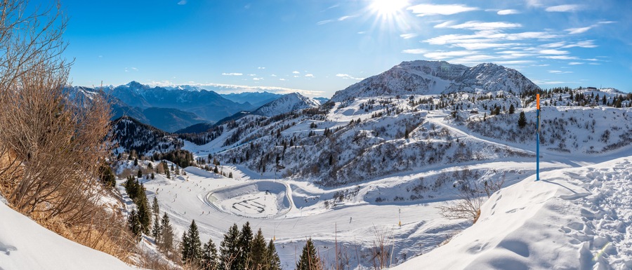 monte zoncolan ski resort in italy