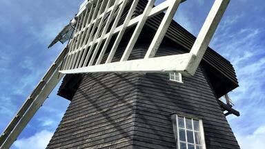 The oldest smock windmill in England...