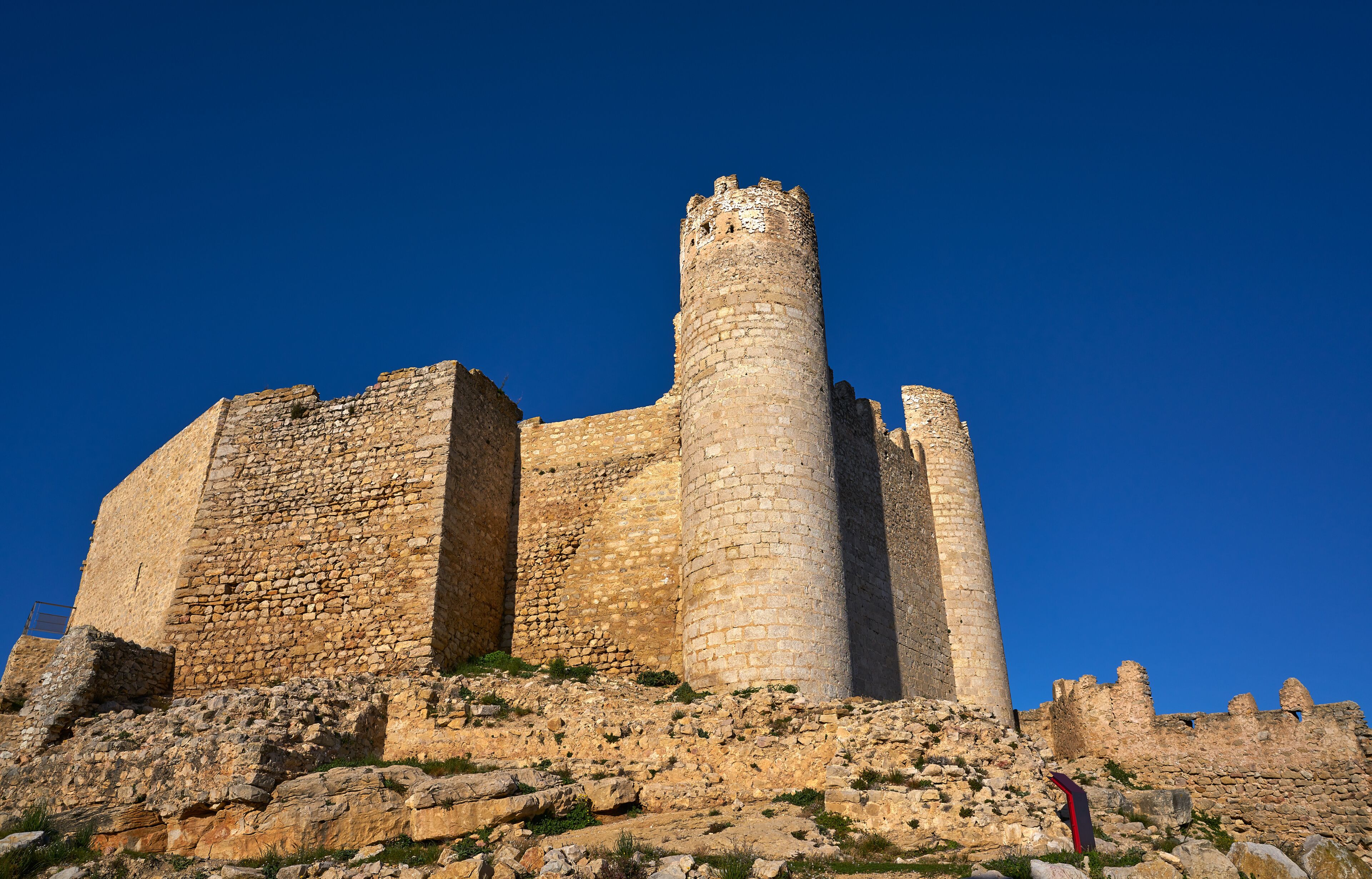 Xivert castle in Alcala de Chivert Castellon