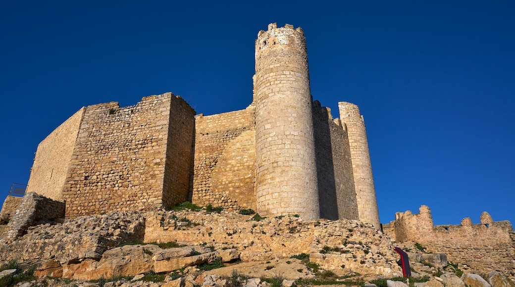 Xivert castle in Alcala de Chivert Castellon