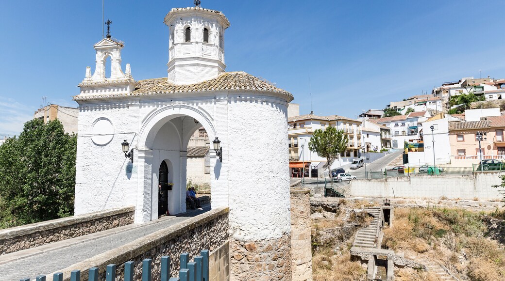 la Virgen bridge over Cubillas River in Pinos Puente town, Granada, Spain