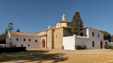 Historic La Rabida monastery in Palos de La Frontera, Spain.