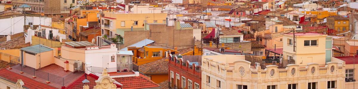 Panorama of Valencia, Spain