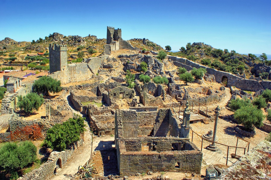 Ruins of Marialva historical village in Meda, Portugal; Shutterstock ID 190644731; Purchase Order: -