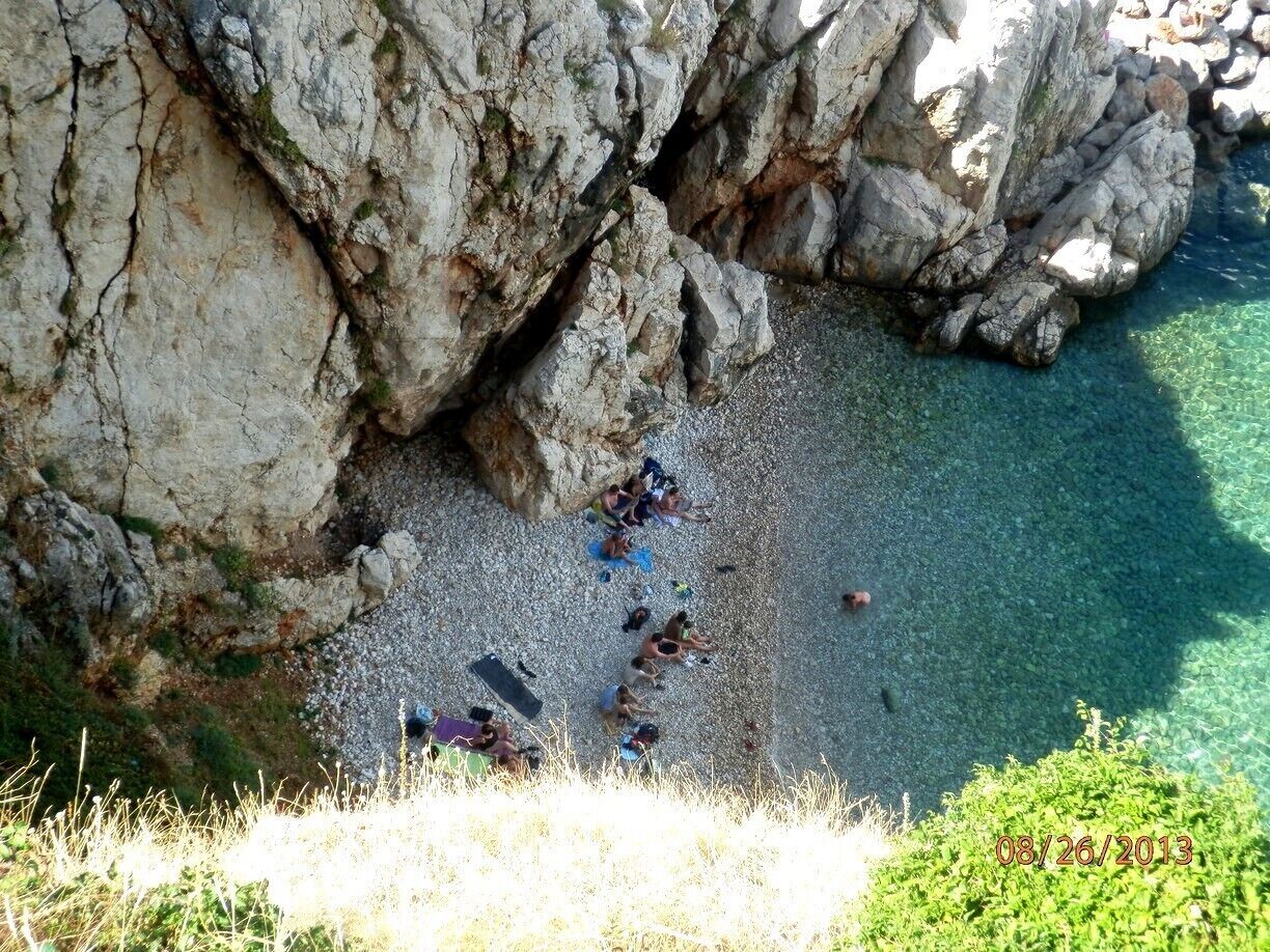 The smallest beach i have ever seen ...