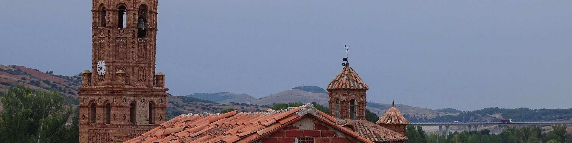 torre mudejar y palomar corredor del jiloca navarrete del rio calamocha teruel aragon españa