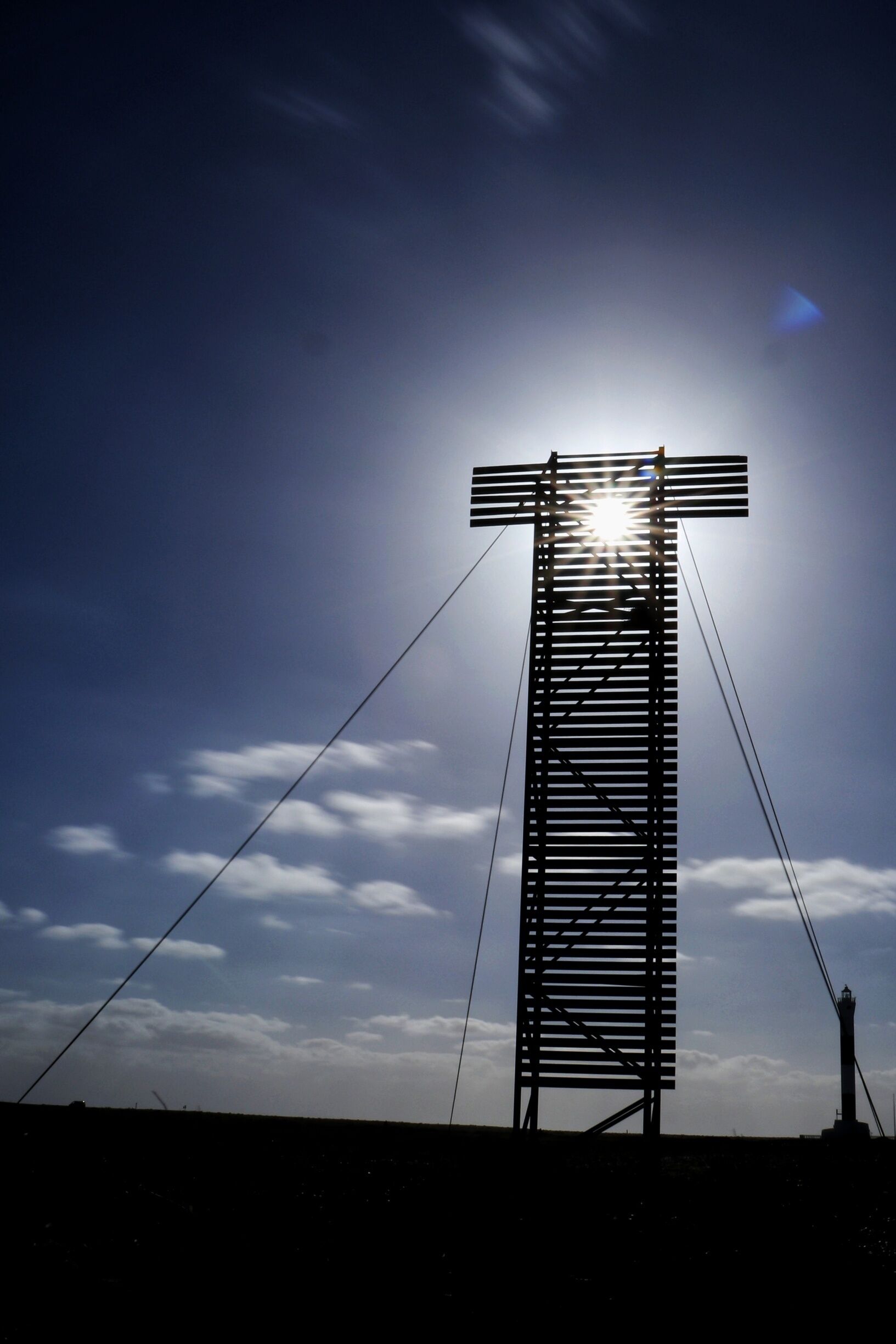 Dungeness T Marker on the shore 