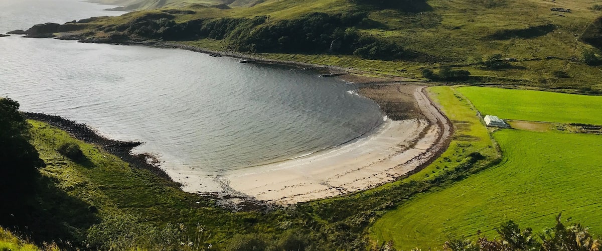 Where columba landed on mainland Scotland brining christianity