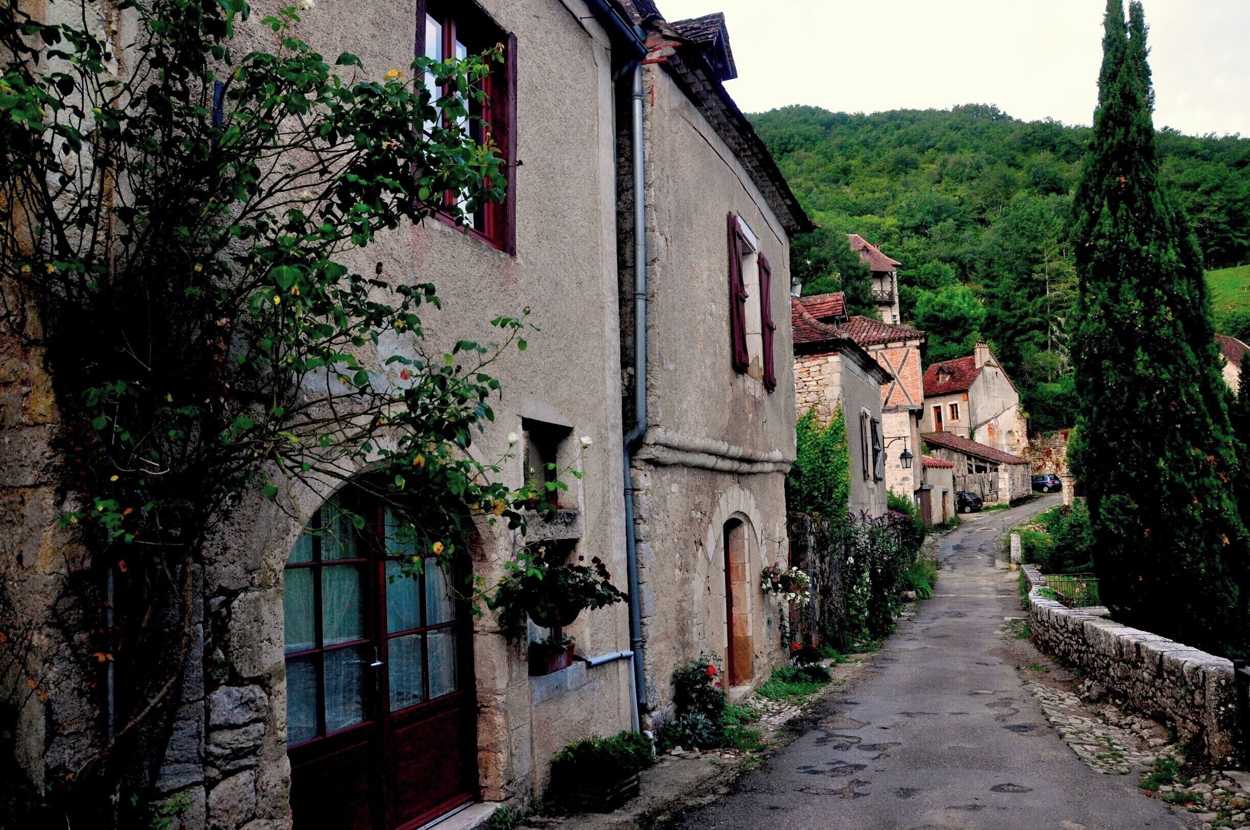 We had hoped to stay at this house at the edge of the village, but anywhere would have been great.