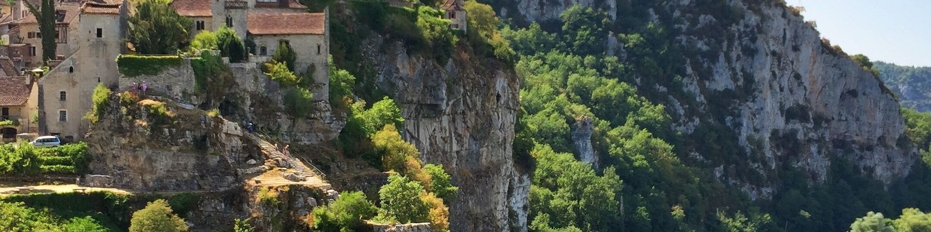 Classified as one of the most beautiful (and I add, sloppy!) villages in France, this is a visit totally worth doing. The views are from the road just before arriving to the village.