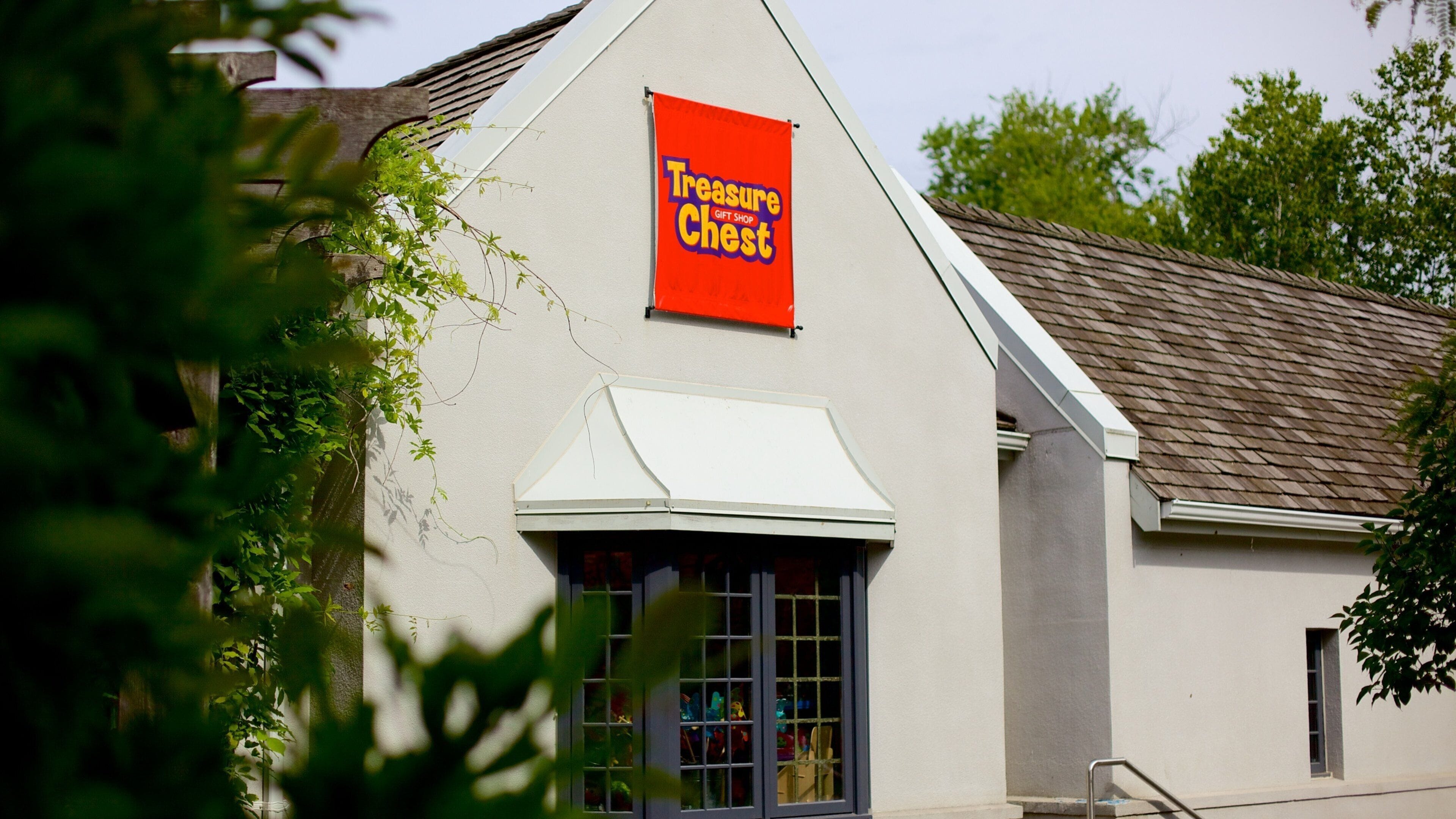 Storybook Gardens featuring signage