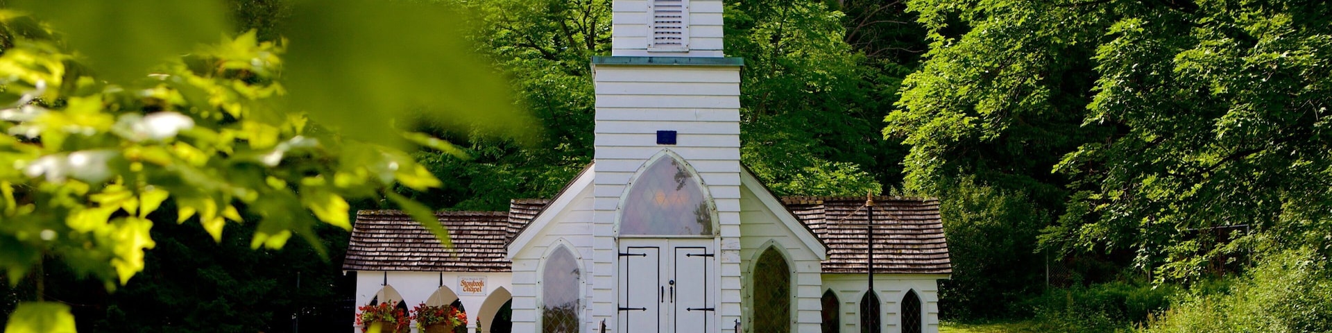 Storybook Gardens que incluye un jardín