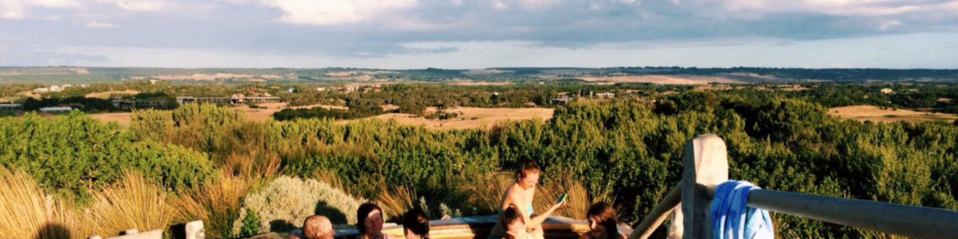 360° view from the highest thermal pool. Blissful. #hotsprings #relaxation