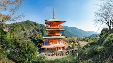 Seiganto-ji Pagoda near Kumano Nachi Taisha Shrine, Wakayama Prefecture, Japan