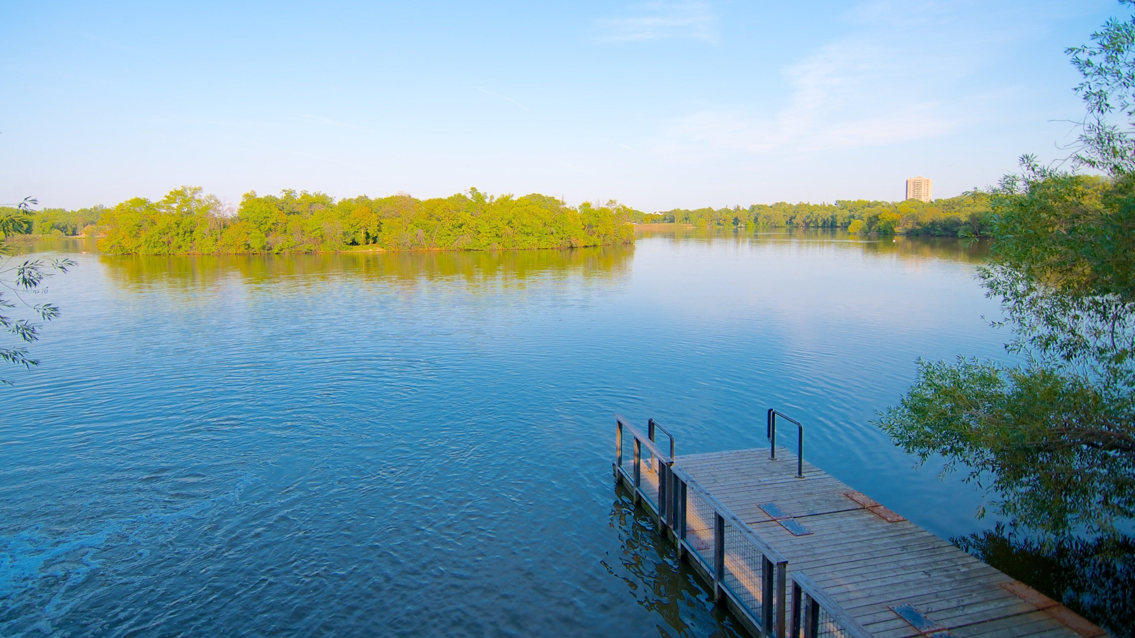 Wascana Park featuring a lake or waterhole