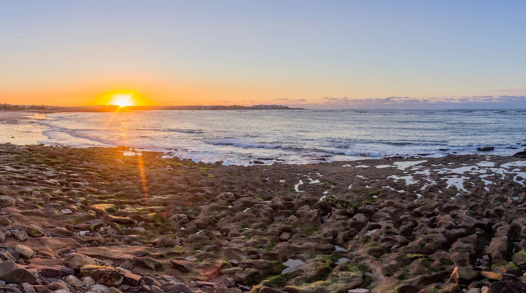 Panoramic Sunset Atlantic Ocean view at Dar Bouazza beach
