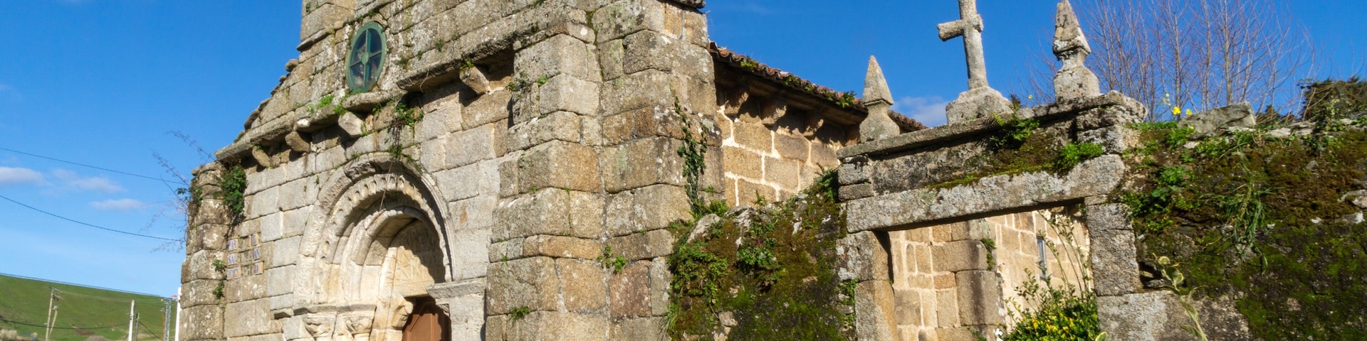 Iglesia románica de Santo Estevo de Culleredo (siglo XIII). A Coruña, Galicia, España.
