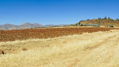 Landscape in Lesotho - Dragon mountains