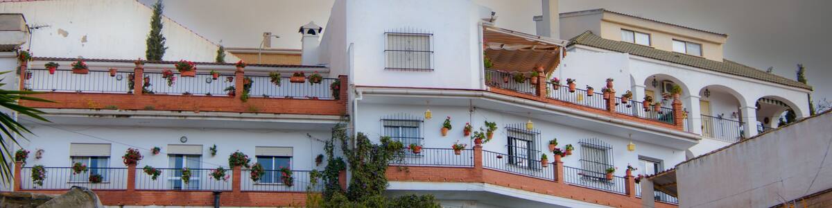 Architecture of the Old Town of Almogia in Andalusia, Spain