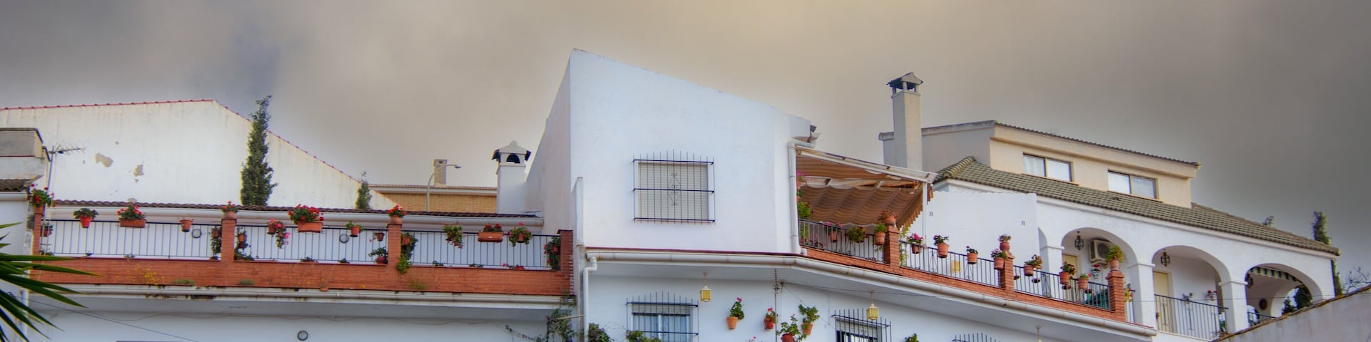 Architecture of the Old Town of Almogia in Andalusia, Spain