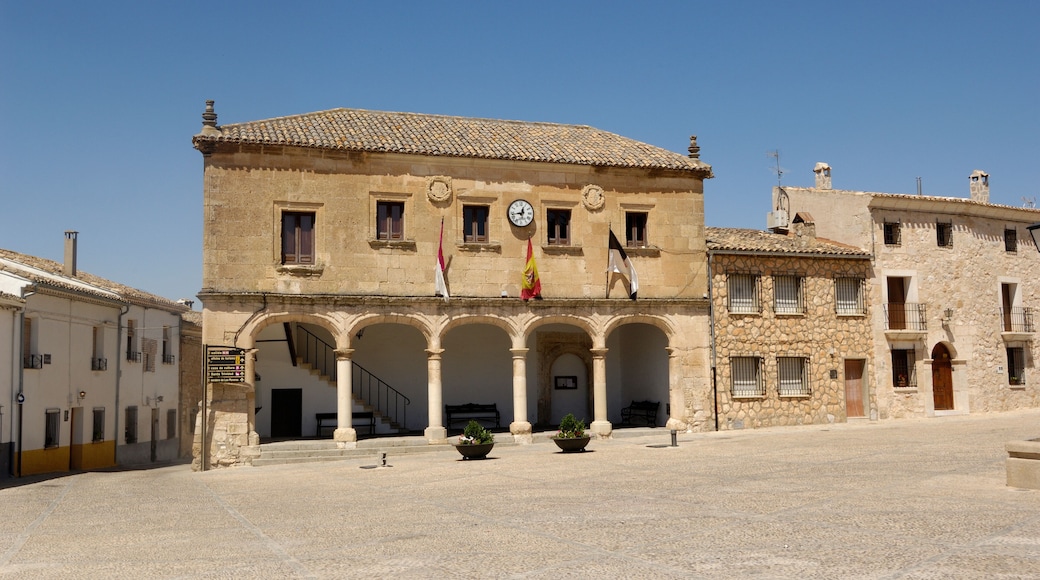 Infante Don Juan Manuel square, Alarcon, Cuenca province, La Mancha,Spain