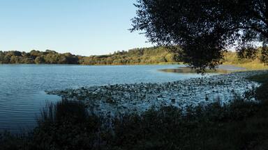 Panoramic View Lagoa de Sobrado dos Monxes, A Coruña, Galicia, Spain, October 2016.