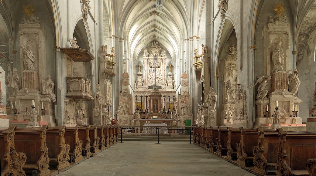 Interior of the abbey church "Unsere Liebe Frau", Salem, Baden-Württemberg, Germany