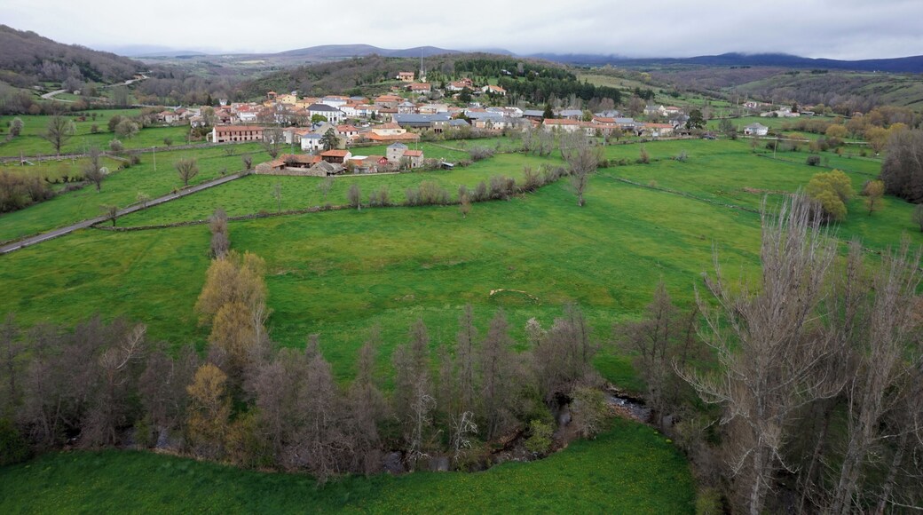 Aerial view of Riello from South (León, Spain). Picture taken by Smart Drone with a drone.