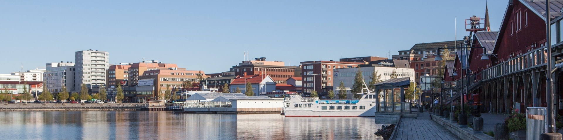 Lulea featuring a bay or harbor