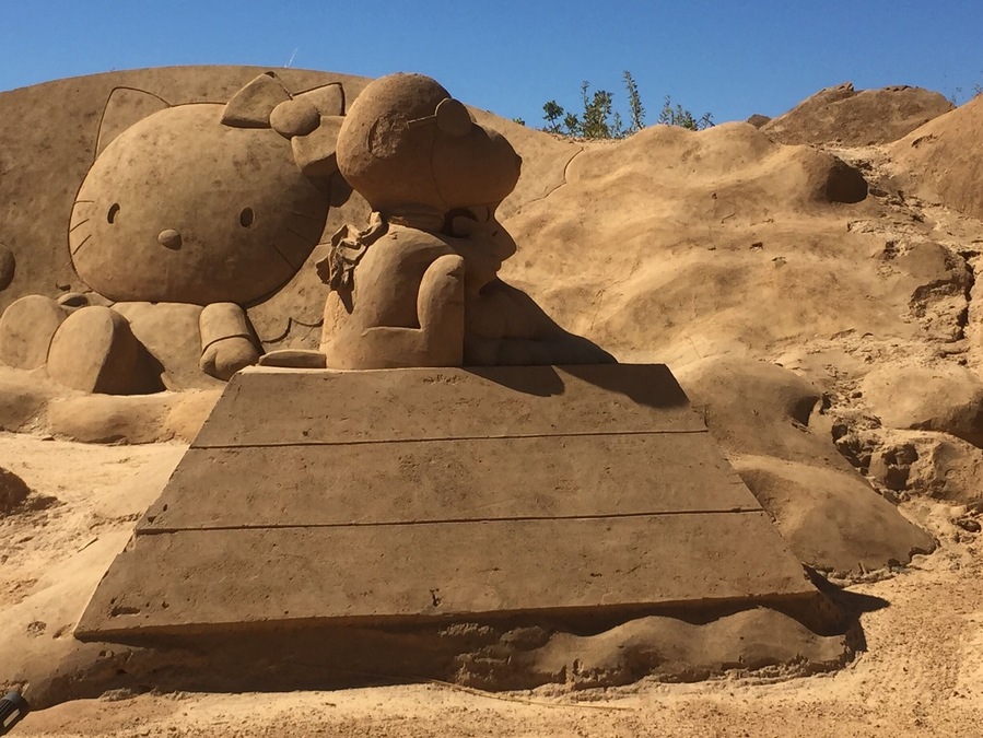 Some incredible sand sculptures.