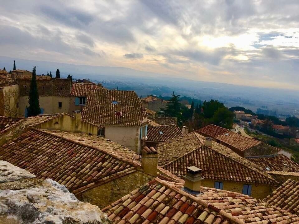 One of the medieval villages in France 