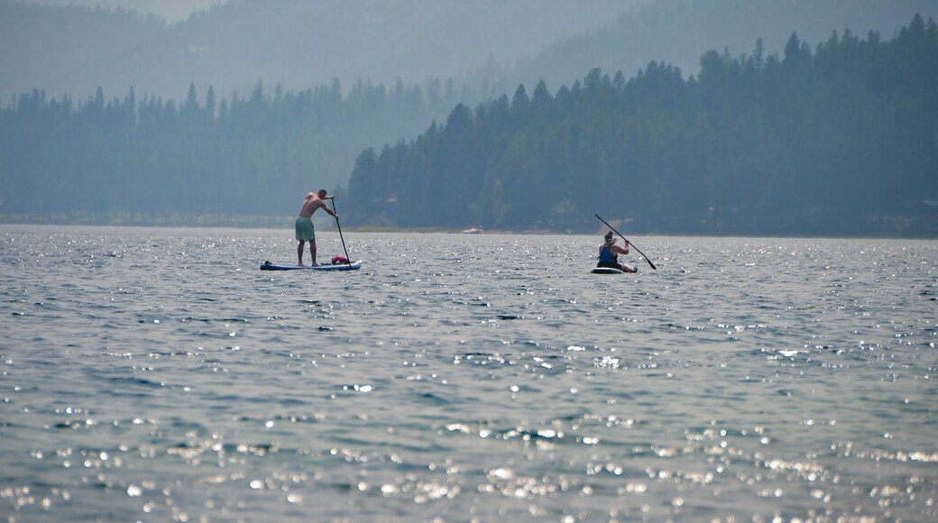 Beautiful views of Little Bitterroot Lake, Lions Youth Camp in Marion, Montana, United States