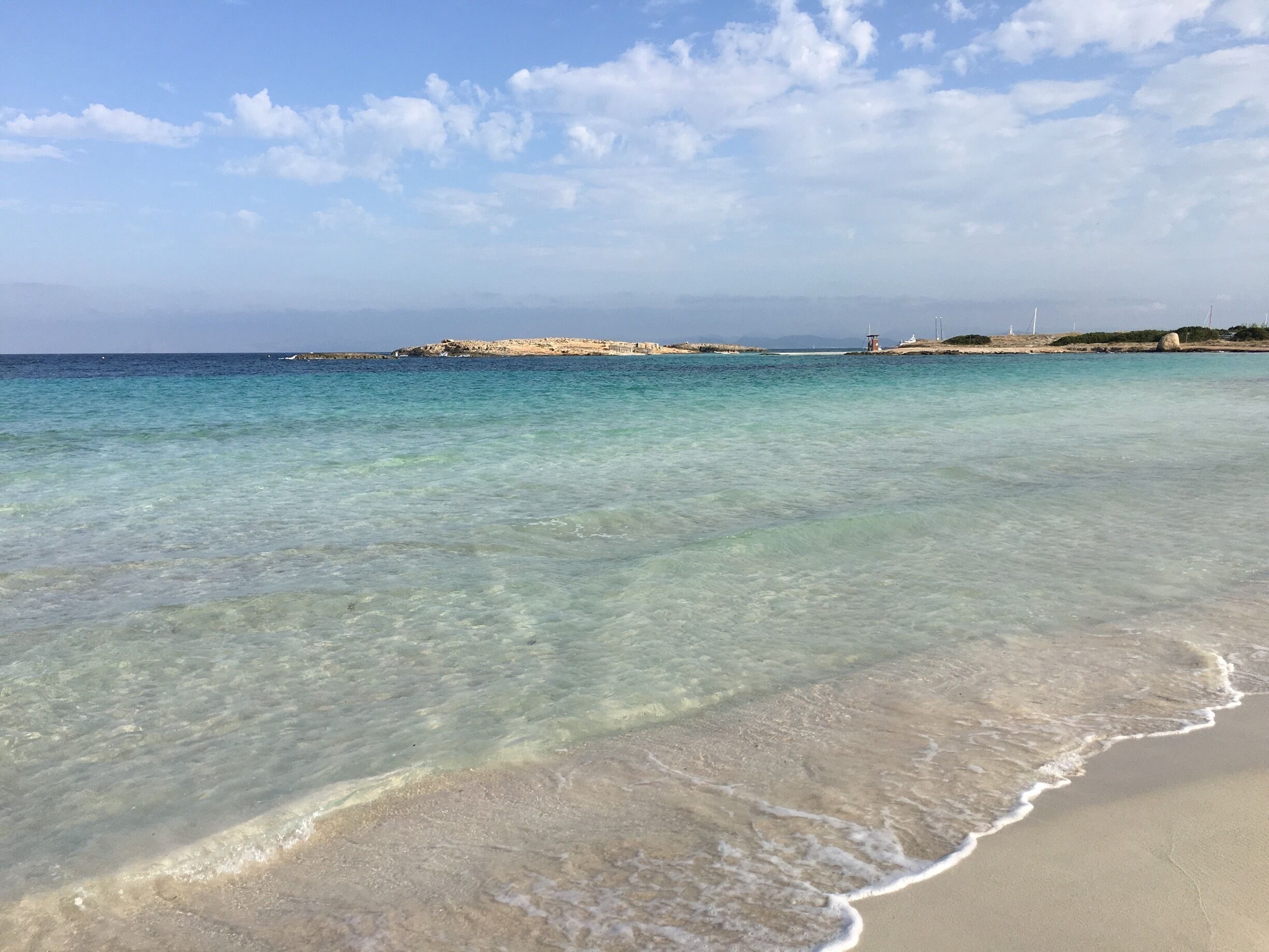 Ses Illetes in Formentera - Paradise!!! No filtered photo. Looks like the Caribbean but this is Spain!!! One of the highest rated beaches in the world, Ses Illetes is a protected beauty #lifeatexpedia