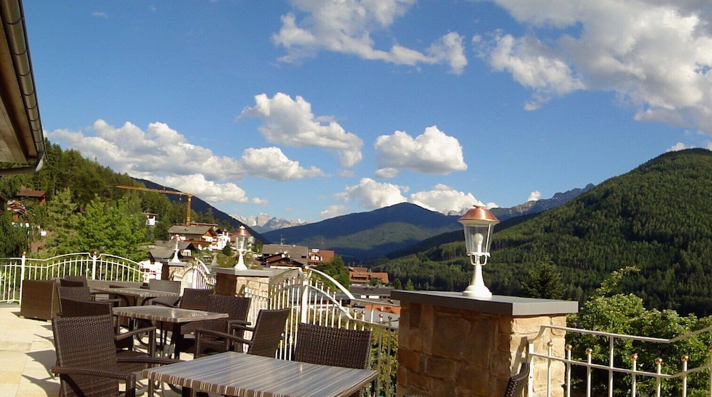 Panorama von Terrasse der Pension Waldhof